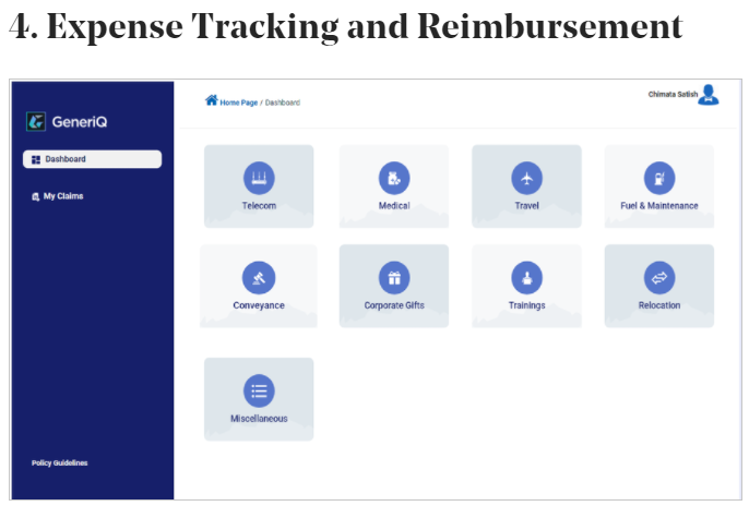 EXPENSE TRACKING AND REIMBURSEMENT