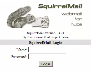 Squirrelmail Login